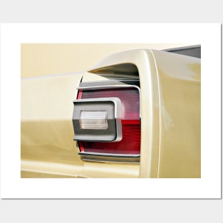 US American classic car 1968 Taillight abstract Posters and Art